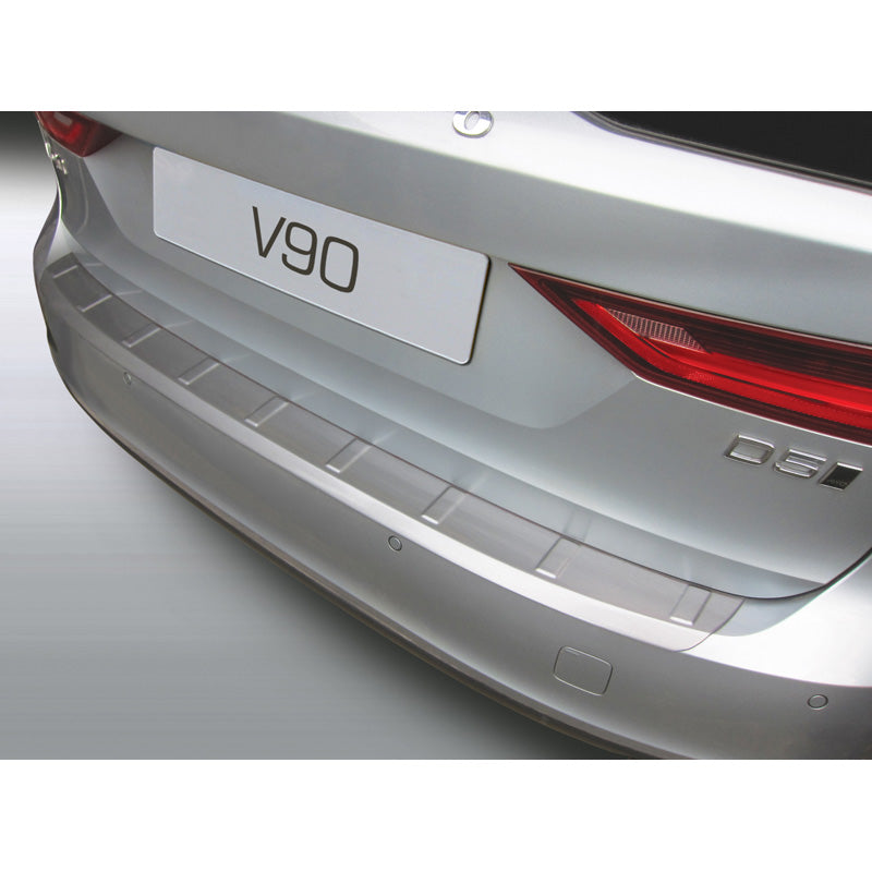 RGM, takapuskurin suoja, ABS-muovia, sopii Volvo V90 9/2016- musta 'uurrettu'
