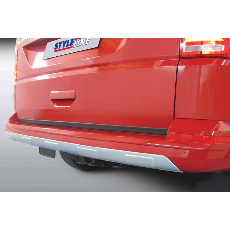 RGM, takapuskurin suoja 'Skid-Plate', sopii Volkswagen Transporter T6 2015-2020 & T6.1 2020- (takaovella) hopea