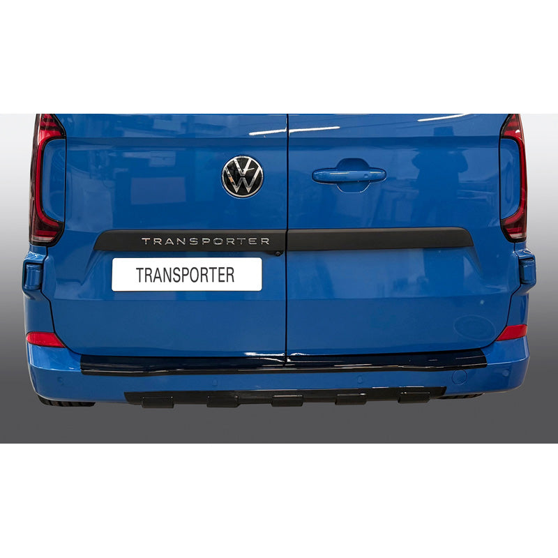 RGM, Undre läpp, bak, ABS-plast, passar till Ford Transit Custom / Tourneo Custom (V710) 2023- & Volkswagen Transporter T7 (2024-), blank svart