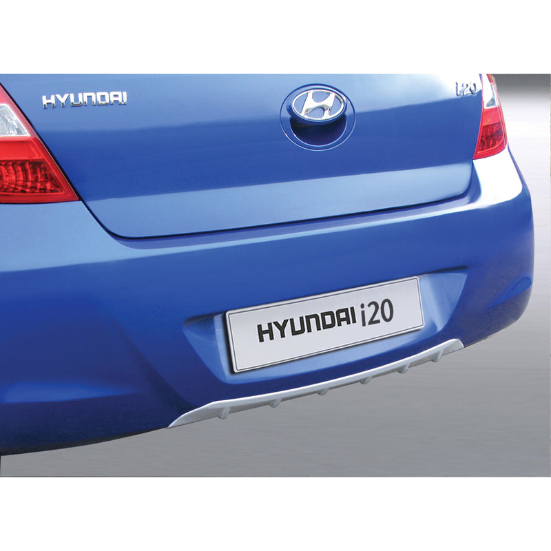 RGM, takapuskurin helma (Diffusor), sopii Hyundai i20 3/5-ovinen 2009-2015 hopea (ABS)