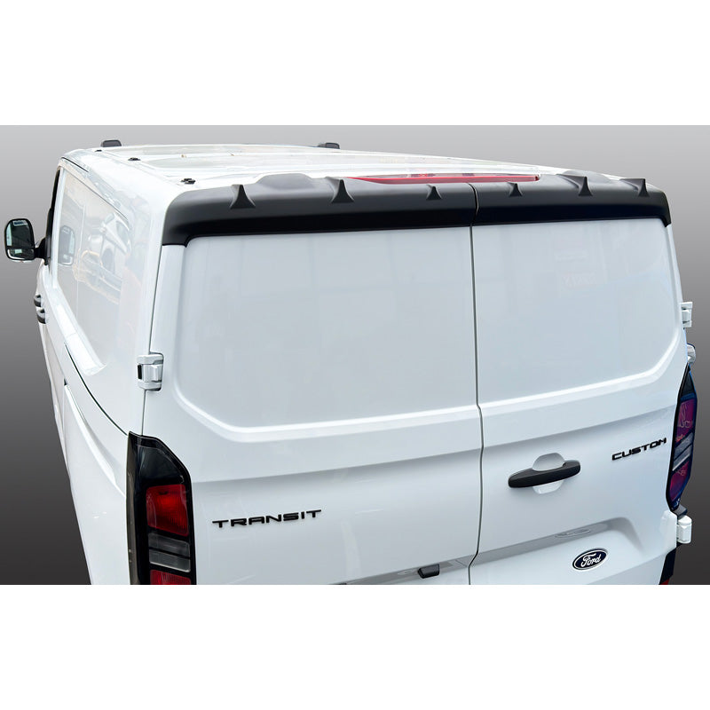 RGM, Takspoiler, Svart ABS, passar till Ford Transit Custom / Tourneo Custom (V710) 2023- & Volkswagen Transporter T7 2024- (modeller med bakdörrar)