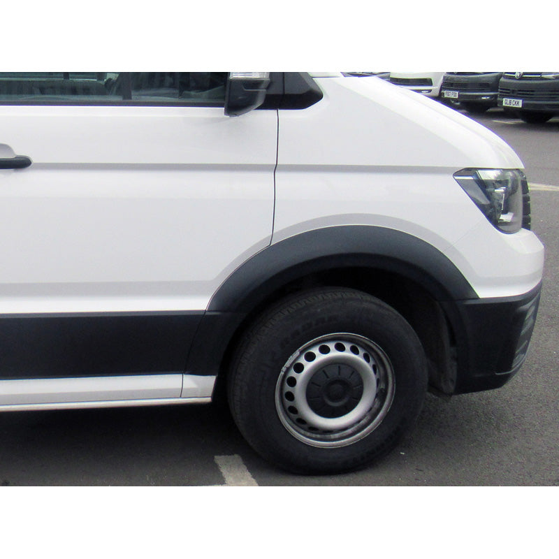 RGM, sats med hjulhusförlängningar, passar till Volkswagen Crafter 2017- / Man TGE 2017- (kort och lång hjulbas) - svart