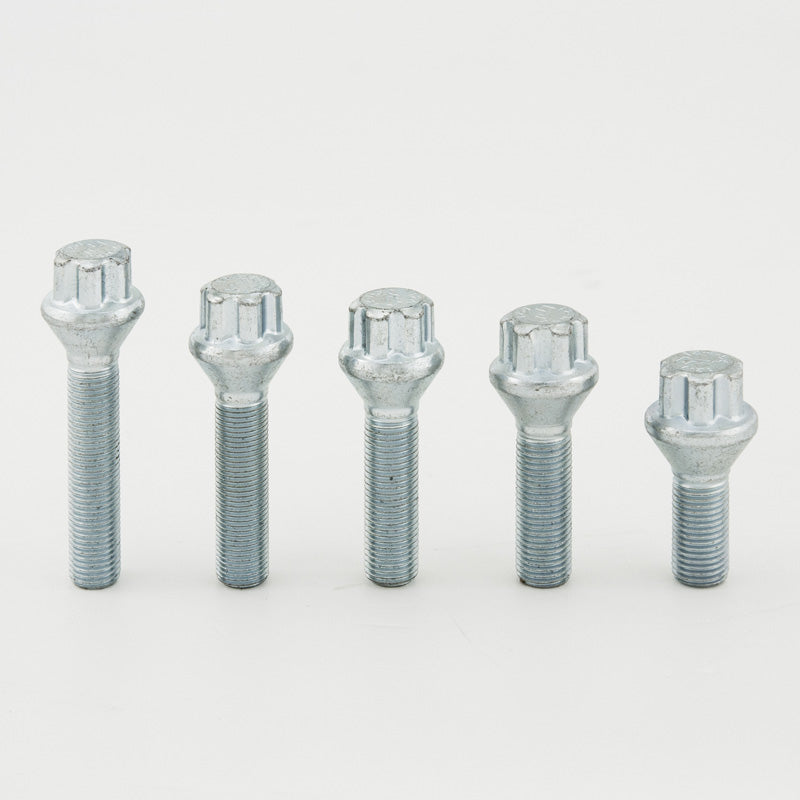 TPI, pitkä pyöränpultti - M12x1.5mm - pyöreä kartio - 29mm