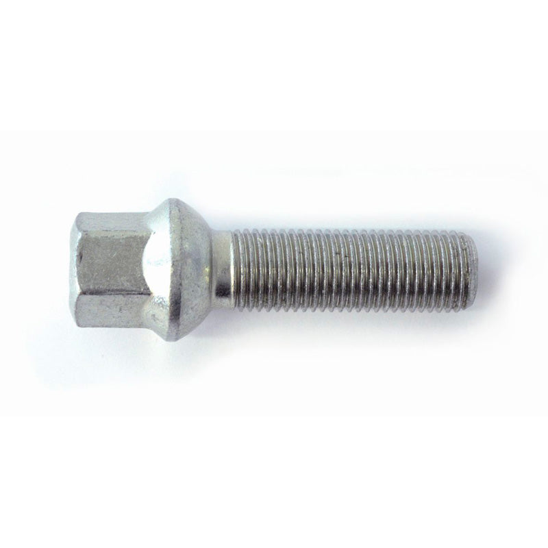 H&R, pyöränpultti, pyöreä kanta R13 M14x1.50 - pituus 37mm (, sopii esim. VAG)