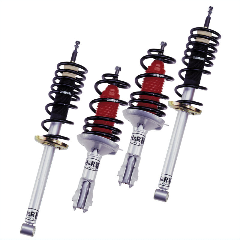 H&R, Cup-Kit Sport, sopii A3/Altea/Toledo/Skoda Octavia/EOS/Jetta V/Golf V/Passat 2/4WD 2003- enintään 1065kg FA-kuormalla/1030kg RA-kuormalla Ø50mm FA55/RA40mm