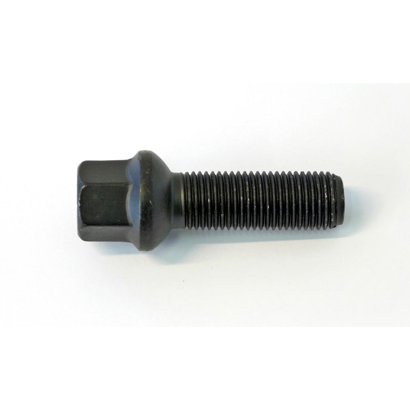 H&R, pyöränpultti pyöreäkannalla R14 M14x1.50 - pituus 31mm - Musta