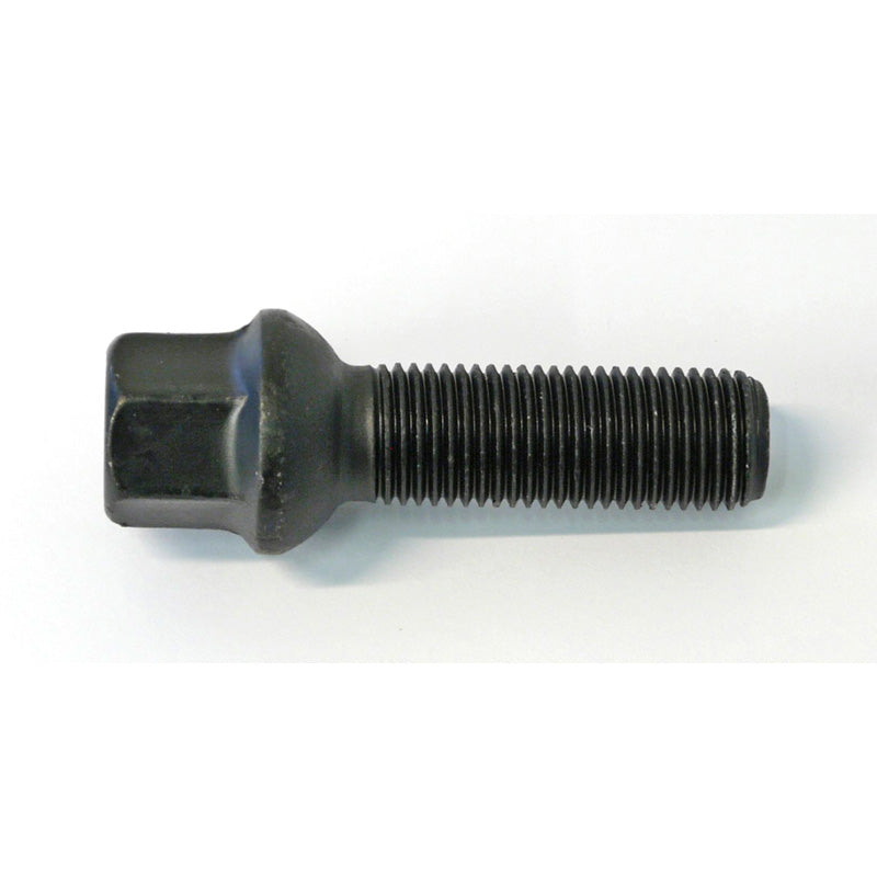 H&R, pyöränpultti Round-Head R13 M14x1.50 - pituus 43mm - musta (, sopii esim. VAG)