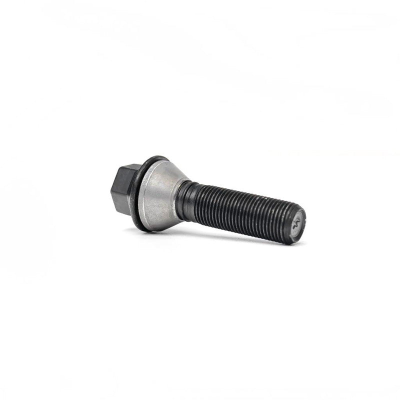 H&R, pyöränpultti kartiokanta liikkuvalla kartiolla M14x1.50 - pituus 48,5mm - musta