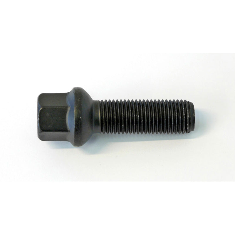 H&R, pyöränpultti pyöreäkannalla R14 M14x1.50 - pituus 60mm - musta