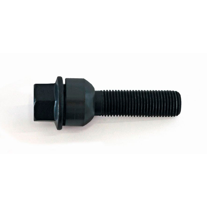 H&R, pyöränpultti pyöreäkantainen liikkuvalla kartiolla R14 M14x1.50 - pituus 60mm - musta