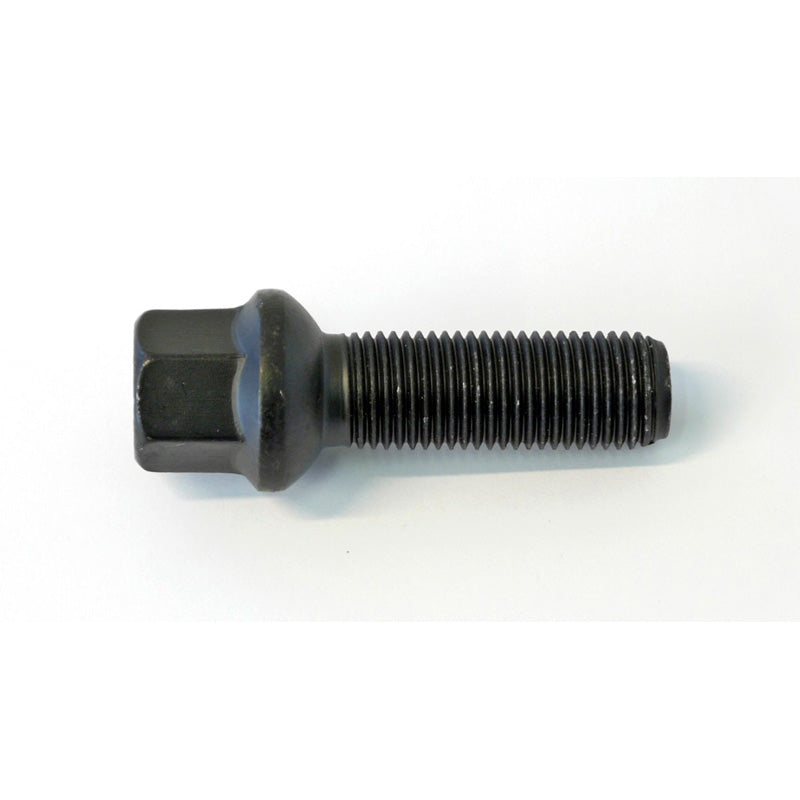 H&R, pyöränpultti pyöreäkantainen R14 M14x1.50 - pituus 65mm - musta