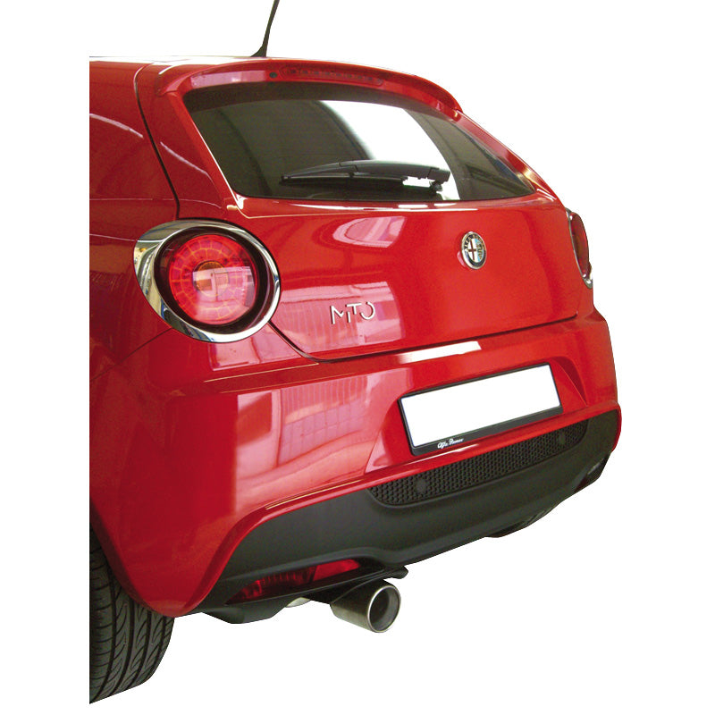 InoXcar, urheilupakoputki, sopii Alfa Romeo Mito 1.4JTS (155HP) 8/2008- 102mm