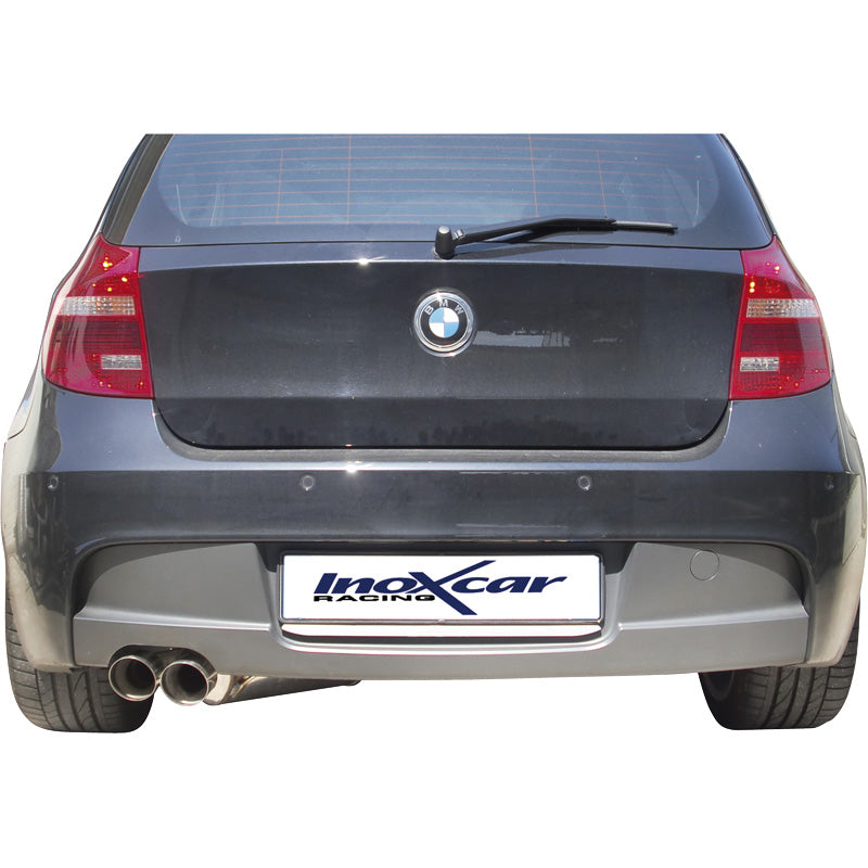 InoXcar, Urheilupakoputki, sopii BMW 1-Series E87 116i/118i 2004- 2x80mm Racing