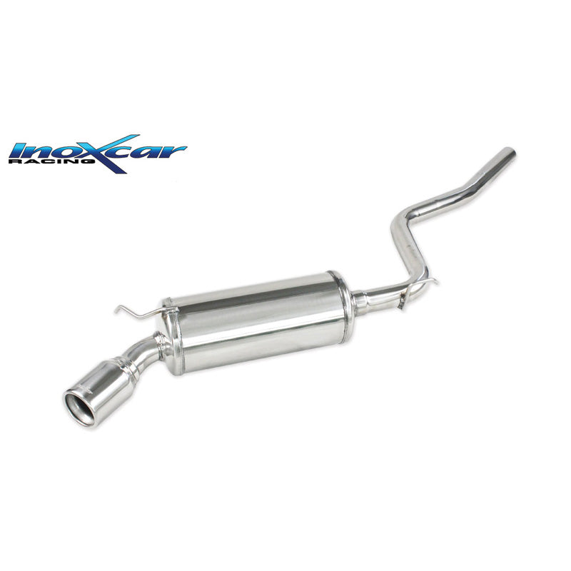 InoXcar, urheilupakoputki, sopii Fiat Cinquecento 0.9 40hp/1.1 Sporting 54hp 1994- 1x80mm
