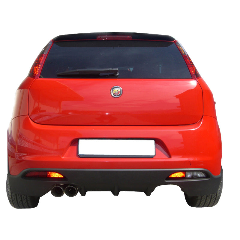 InoXcar, urheilupakoputki, sopii Fiat Grande Punto 1.4 Turbo Abarth 2006- 2x80mm