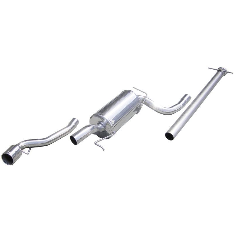 InoXcar, Mellanrör + Sportavgassystem, passar Ford Focus RS 2.0 16v Turbo 2003- 102mm