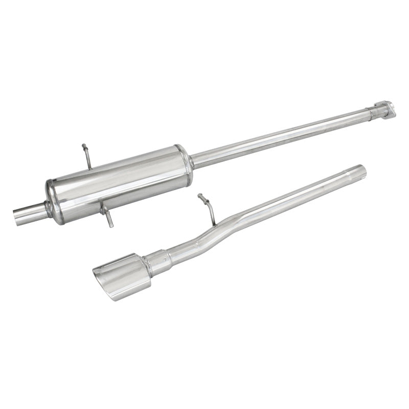 InoXcar, urheilupakoputki, sopii Mercedes A-Class 160 1998- 120x80mm