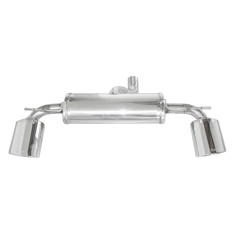 InoXcar, kaksoisurheilupakoputki, sopii Mercedes A-Class (W176) 4WD 2012-2015 1x150x105mm Oblique