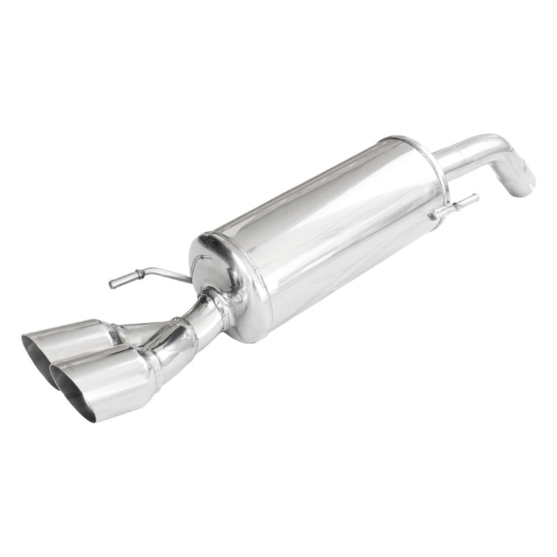 InoXcar, urheilupakoputki, sopii Opel Adam 1.4 S Turbo 150hp 2015- 54mm 2x80mm Racing