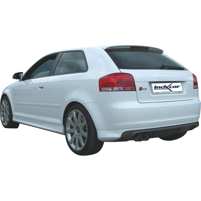 InoXcar, urheilupakoputki, sopii Audi S3 8P 2.0 TFSi (265HP) 2006- 2x80mm Kilpa