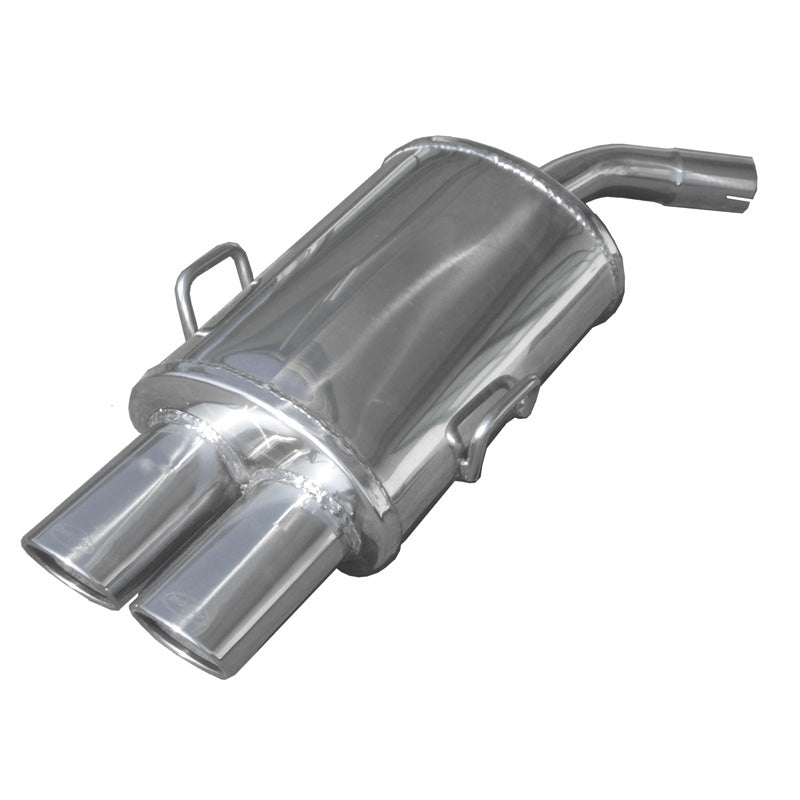 InoXcar, urheilupakoputki, sopii BMW 3-Series E36 325i/328i 1992- 1992- 2x90x70mm