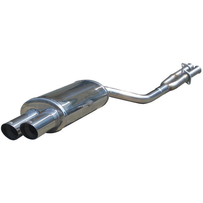 InoXcar, urheilupakoputki, sopii BMW 3-Series E36 325i/328i 1992- 1992- 2x80mm Racing