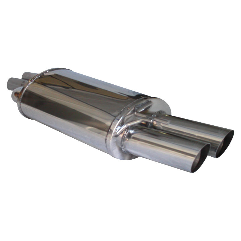 InoXcar, urheilupakoputki, sopii BMW 3-Series E46 320D 1999- 2x80mm Kilpa