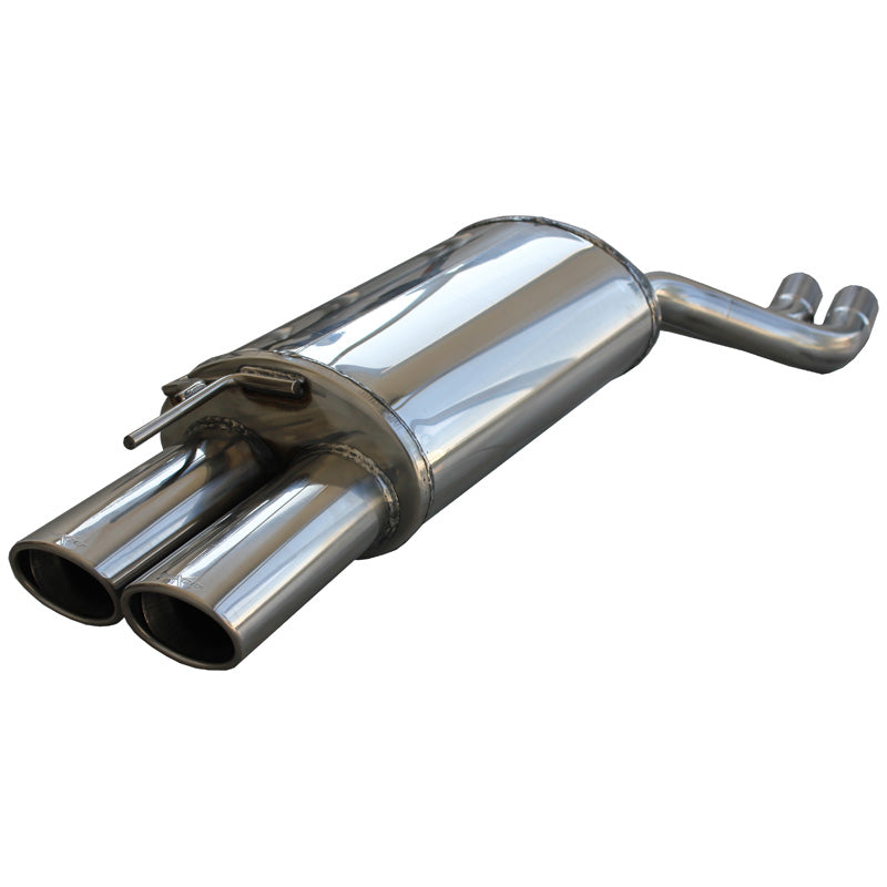 InoXcar, Sportavgassystem, passar BMW 3-serie E46 330D 2000- 2x90x70mm