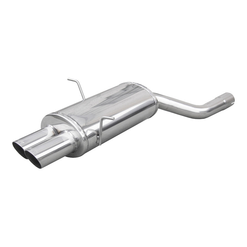 InoXcar, Sportavgassystem, passar BMW E46 325CI (192hk) 2,5L 1998-2006 2x80mm Racing