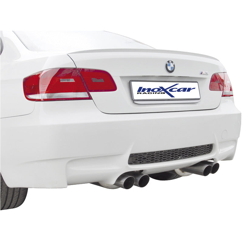 InoXcar, kaksoissporttipakoputki, sopii BMW 3-Series E92 M3 Coupe 4.0 V8 2007- Vasen/Oikea 2x76mm Racing