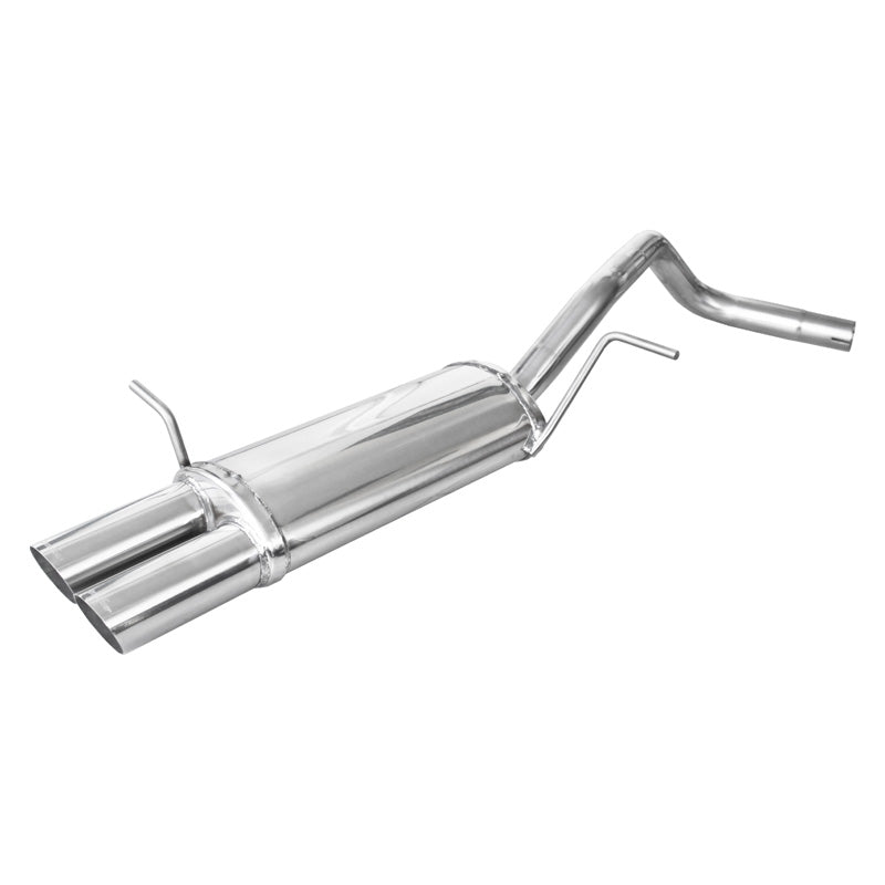 InoXcar, sport-pakoputkisto, sopii Volkswagen Polo 1.4 (80HP) Sportline 2006- 2x70mm Racing