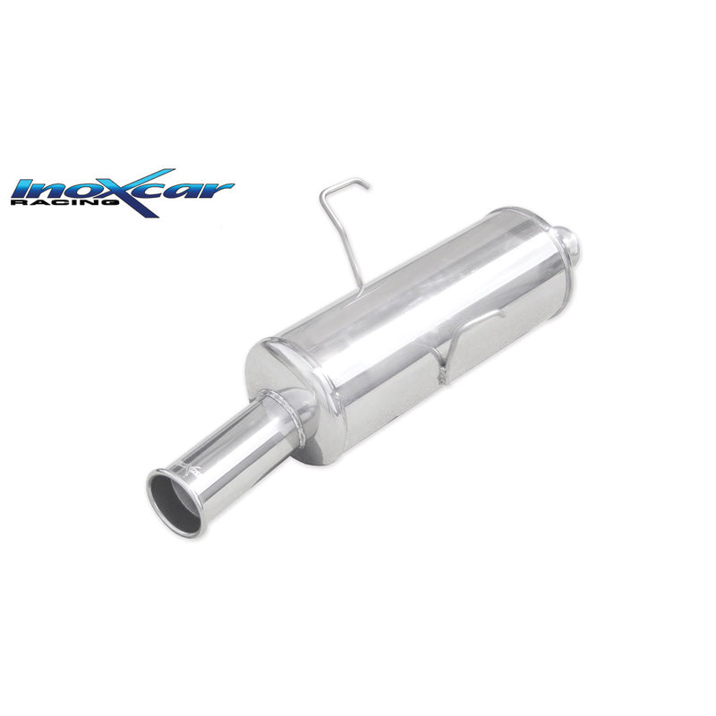 InoXcar, urheilupakoputki, sopii Peugeot 106 1.6 16v Rallye/GTI/1.6 16v 1996-2000 1x76mm Retrotyyli