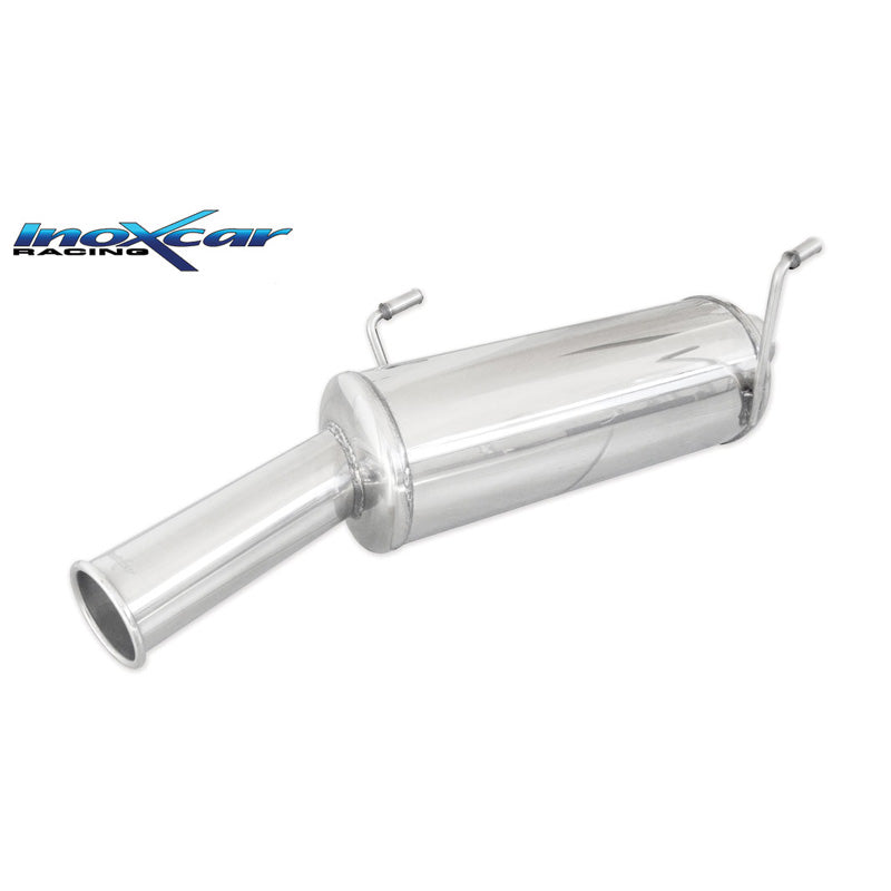 InoXcar, urheilupakoputki, sopii Peugeot 206 16v GTI 136hp 1994-2004 1x76mm Retrotyyli