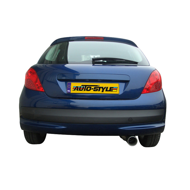 InoXcar, urheilupakoputki, sopii Peugeot 207 1.4 16v (90HP) 2006- 102mm