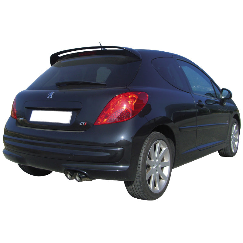 InoXcar, urheilupakoputki, sopii Peugeot 207 1.6 16v (175HP) 2007- 2x80mm Racing