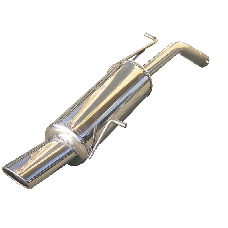 InoXcar, urheilupakoputki, sopii Peugeot 207 1.6 16v THP (150HP) 120x80mm (Ø50mm)