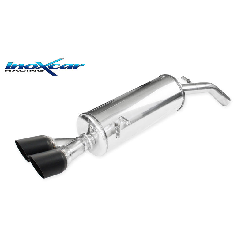 InoXcar, urheilupakoputki, sopii Peugeot 208 1.6 16v Turbo GTi (200HP) 2013- 2x80mm keraaminen musta