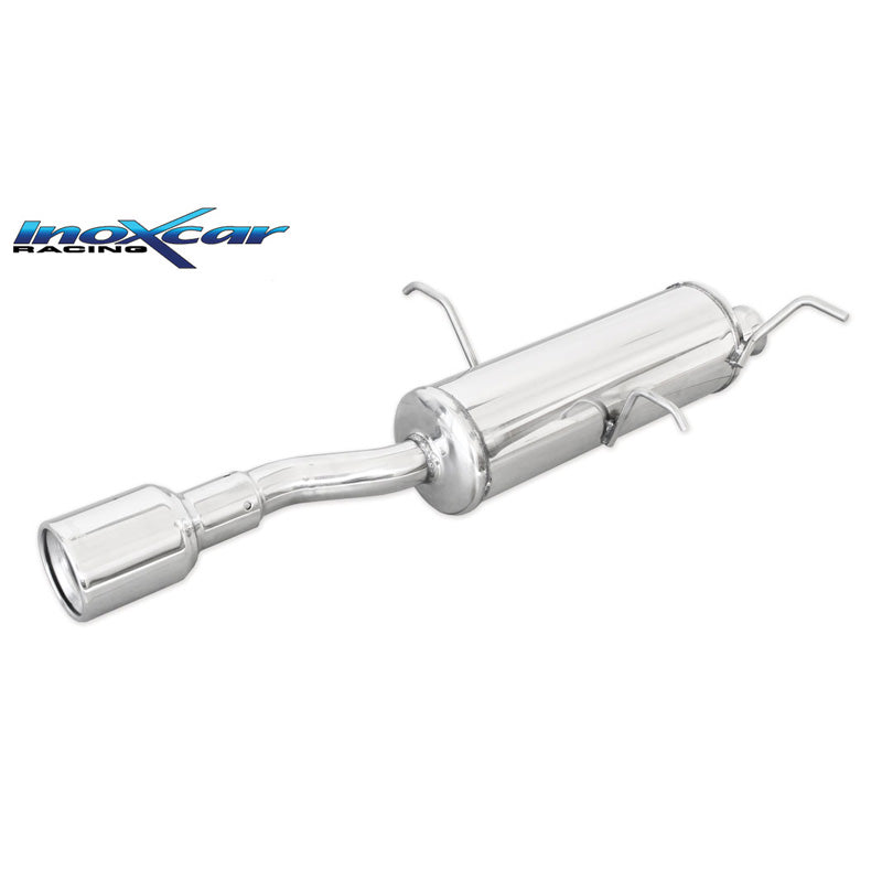 InoXcar, urheilupakoputki, sopii Peugeot 306 2.0 16v Cabrio 133hp 1997- 1x102mm