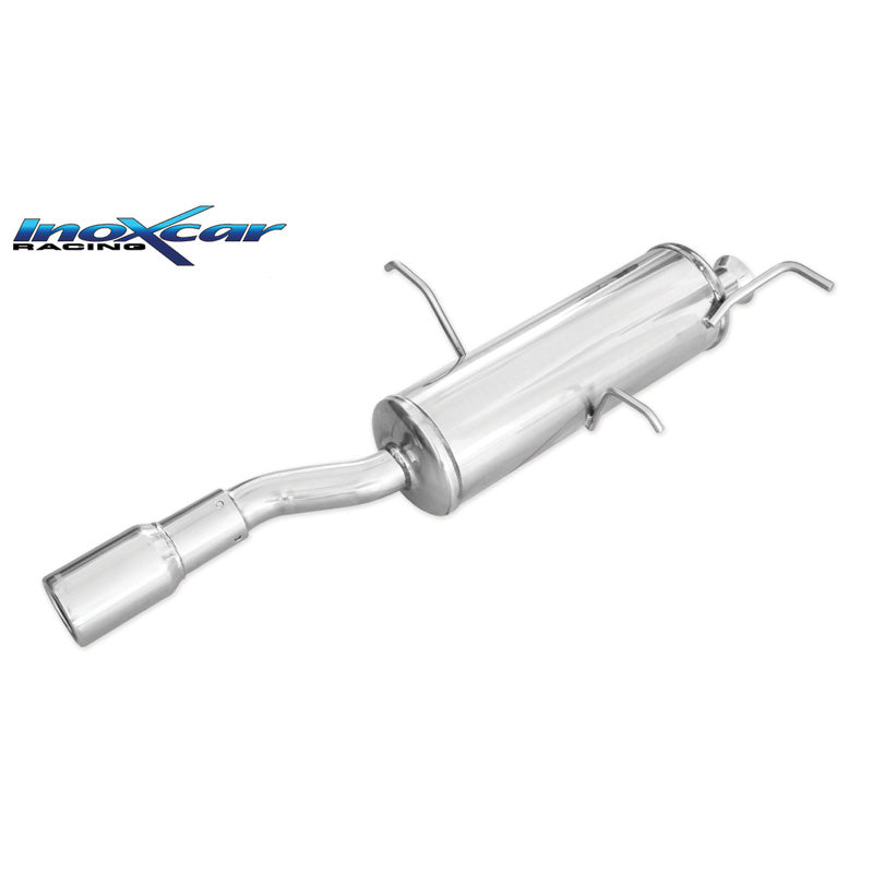 InoXcar, urheilupakoputki, sopii Peugeot 306 2.0 16v Cabrio 133hp 1997- 1x80mm