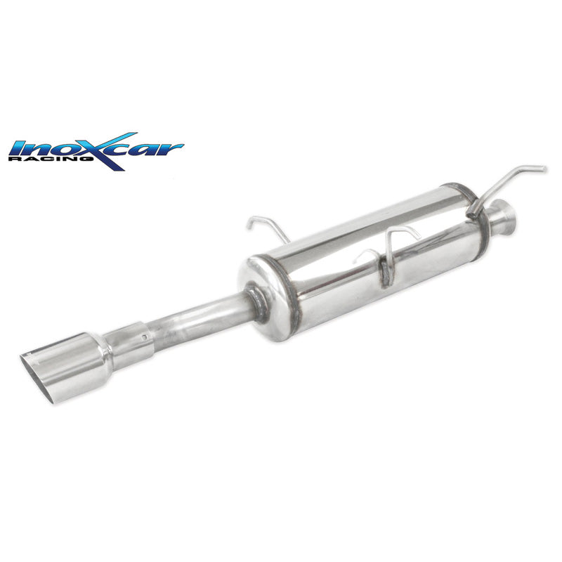 InoXcar, urheilupakoputki, sopii Peugeot 306 2.0 16v Cabrio 133hp 1997- 1x90mm Rally