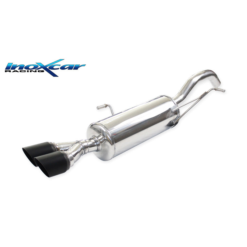 InoXcar, urheilupakoputki, sopii Peugeot RCZ 1.6 THP 156hp 2010- 2x80mm keraaminen musta