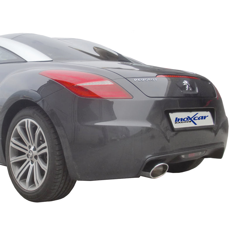 InoXcar, urheilupakoputki, sopii Peugeot RCZ 1.6THP (200HP) 2010- 150x105mm Oblique