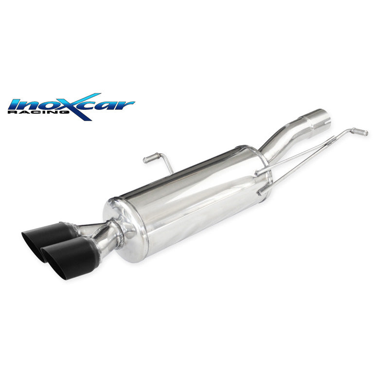 InoXcar, urheilupakoputkisto, sopii Peugeot RCZ 1.6 THP 200hp 2010- 2x80mm keraaminen musta