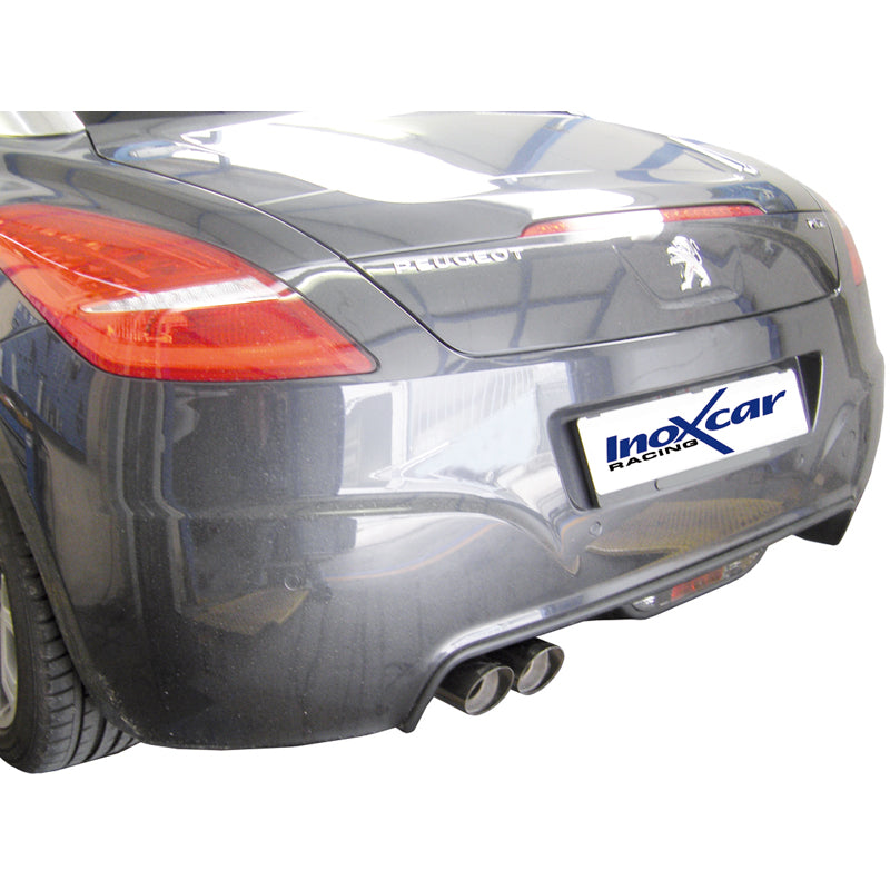 InoXcar, urheilupakoputki, sopii Peugeot RCZ 1.6THP (200HP) 2010- 2x80mm Racing