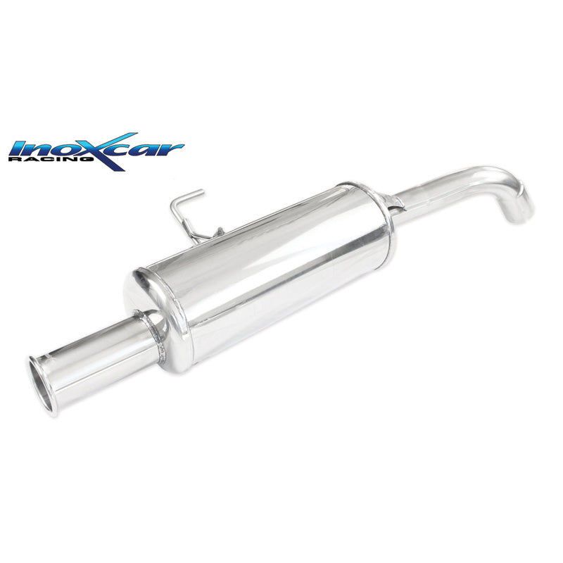 InoXcar, Urheilupakoputki, sopii Renault Clio II RS 2.0 Phase 1 172hp 2000-2001 1x76mm retrotyyli