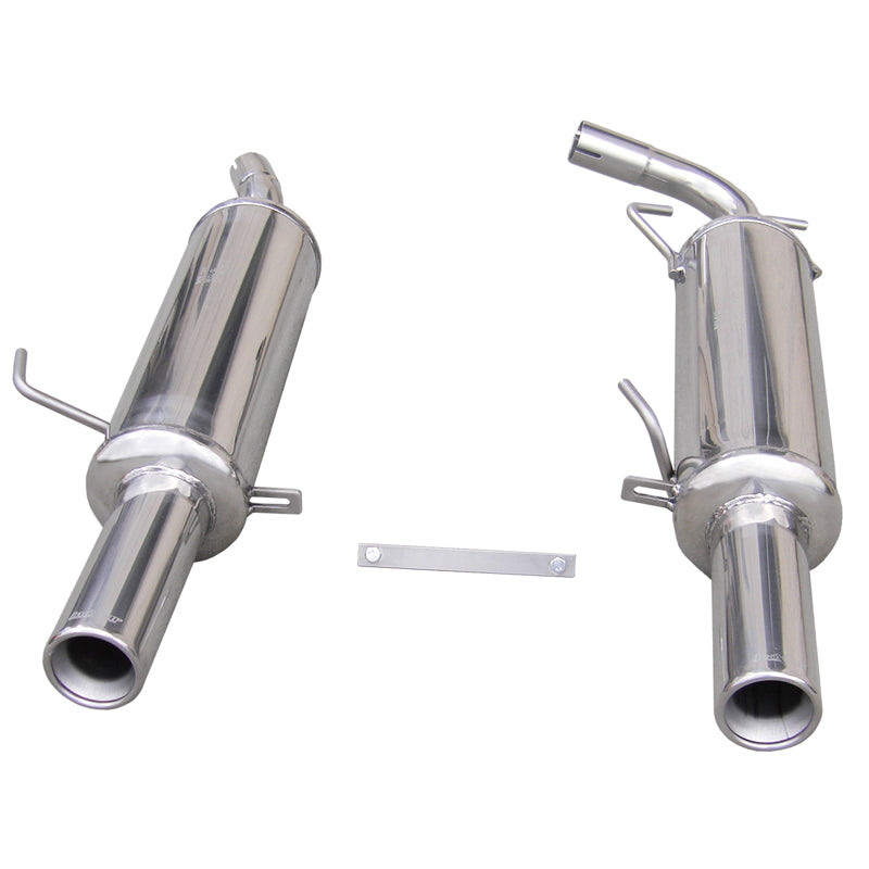 InoXcar, urheilupakoputki "Center", sopii Renault Clio RS (Vaihe 3) 2004- 2x80mm