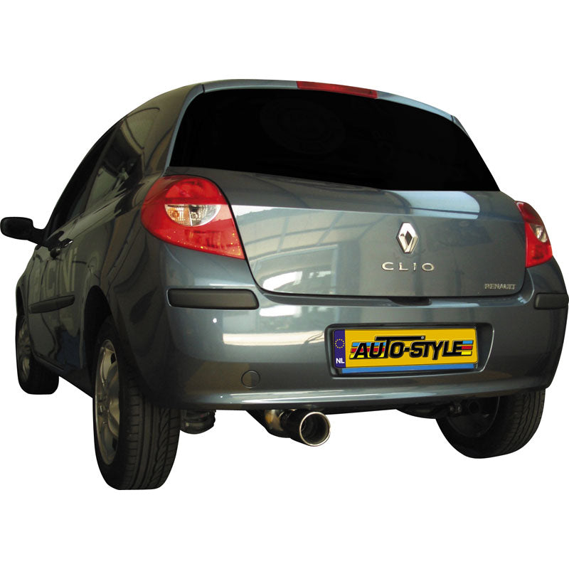 InoXcar, Urheilupakoputki, sopii Renault Clio III 1.4 16v (98HP) 2005- 102mm