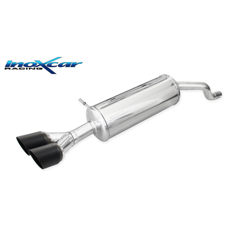 InoXcar, Urheilupakoputki, sopii Renault Clio 4 1.2 GT 120hp 2013- 2x80mm keraaminen musta