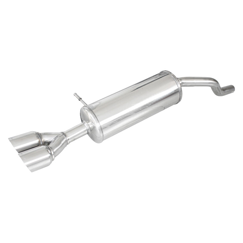 InoXcar, urheilupakoputki, sopii Renault Clio 4 1.2 GT 120hp 2013- 2x80mm Racing