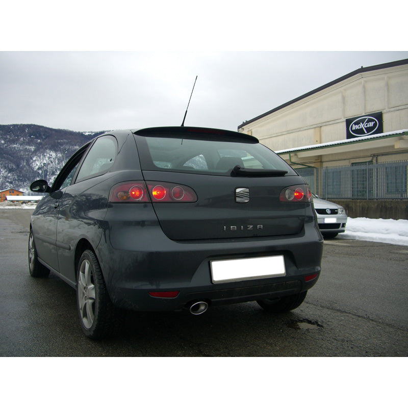 InoXcar, urheilupakoputki, sopii Seat Ibiza 6L 1.4 16v (100HP) 2002- 120x80mm